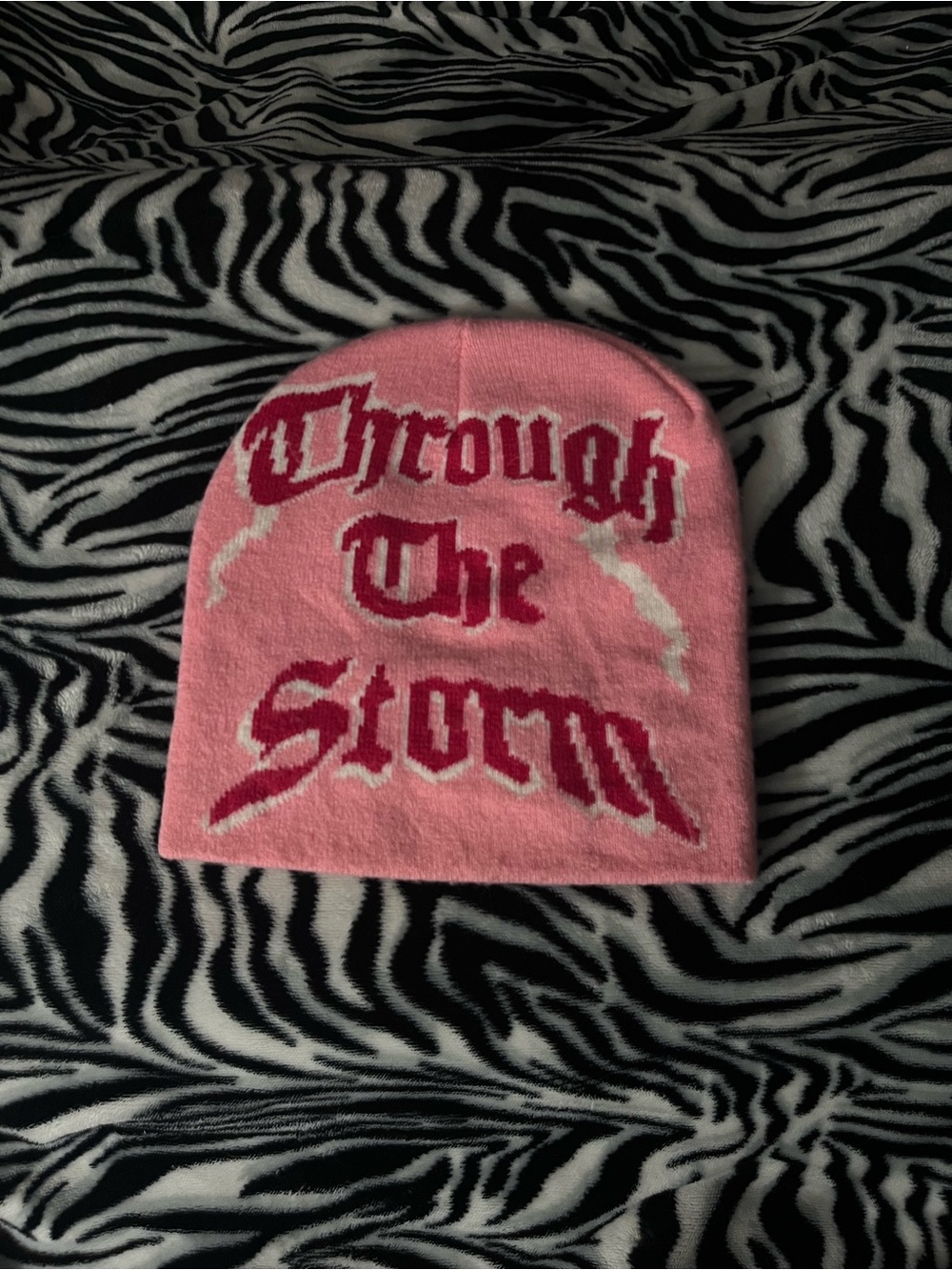 Pink "Through The Storm" Women’s Beanie